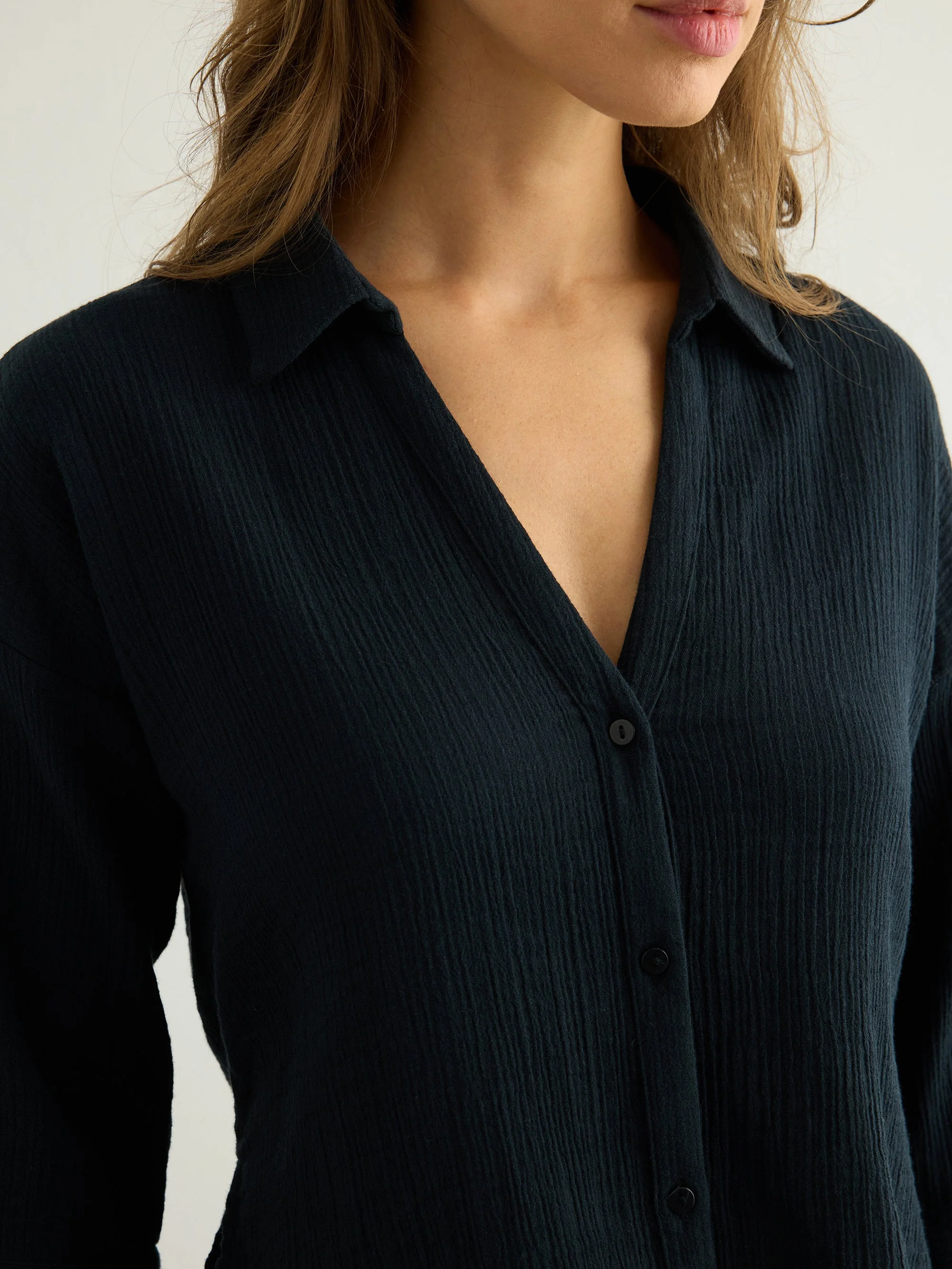 Aura Mini Shirt - Black - Image 7