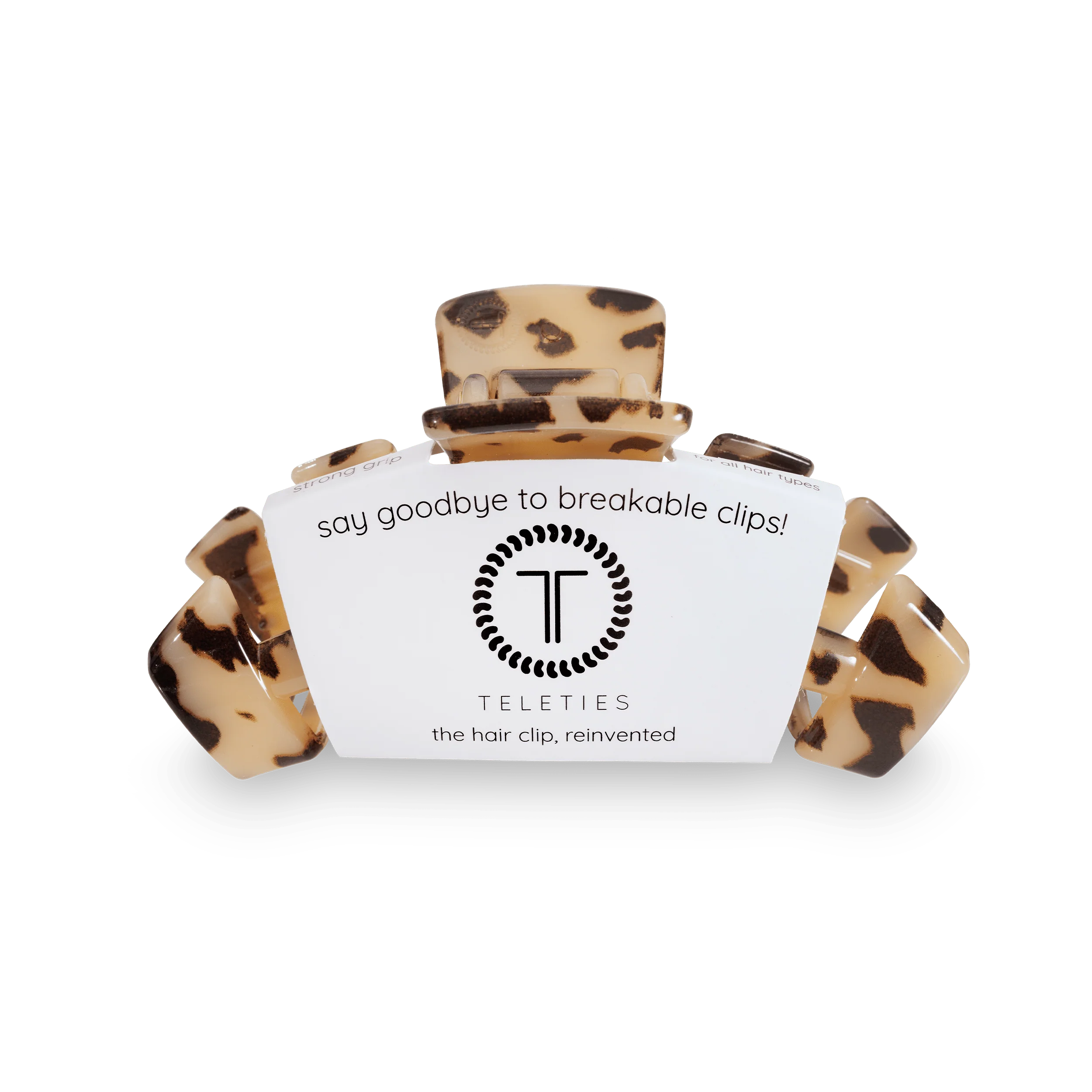 Classic Blonde Tortoise Medium Claw Hair Clip - Image 3