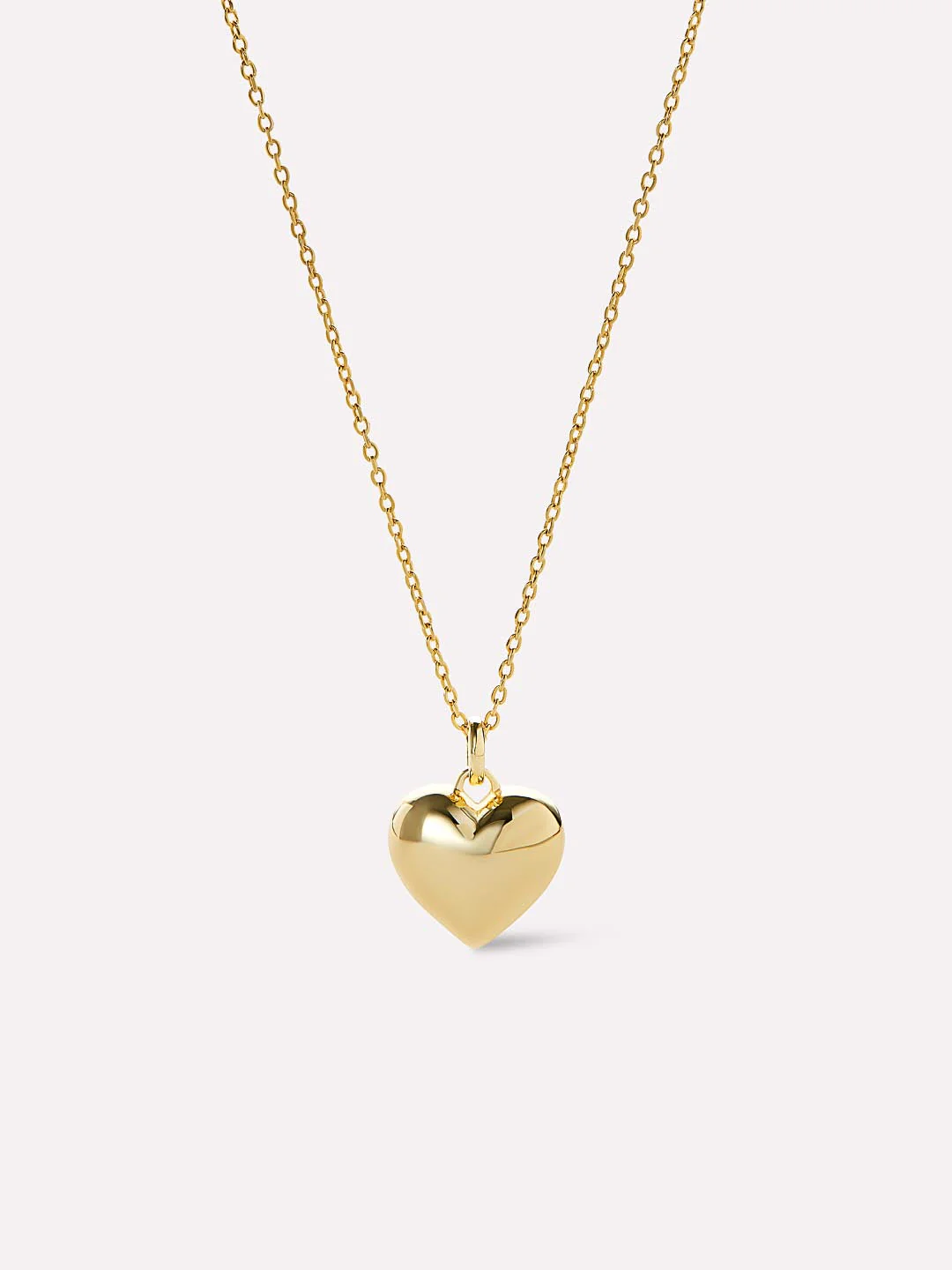 Lev Small Gold Heart Necklace