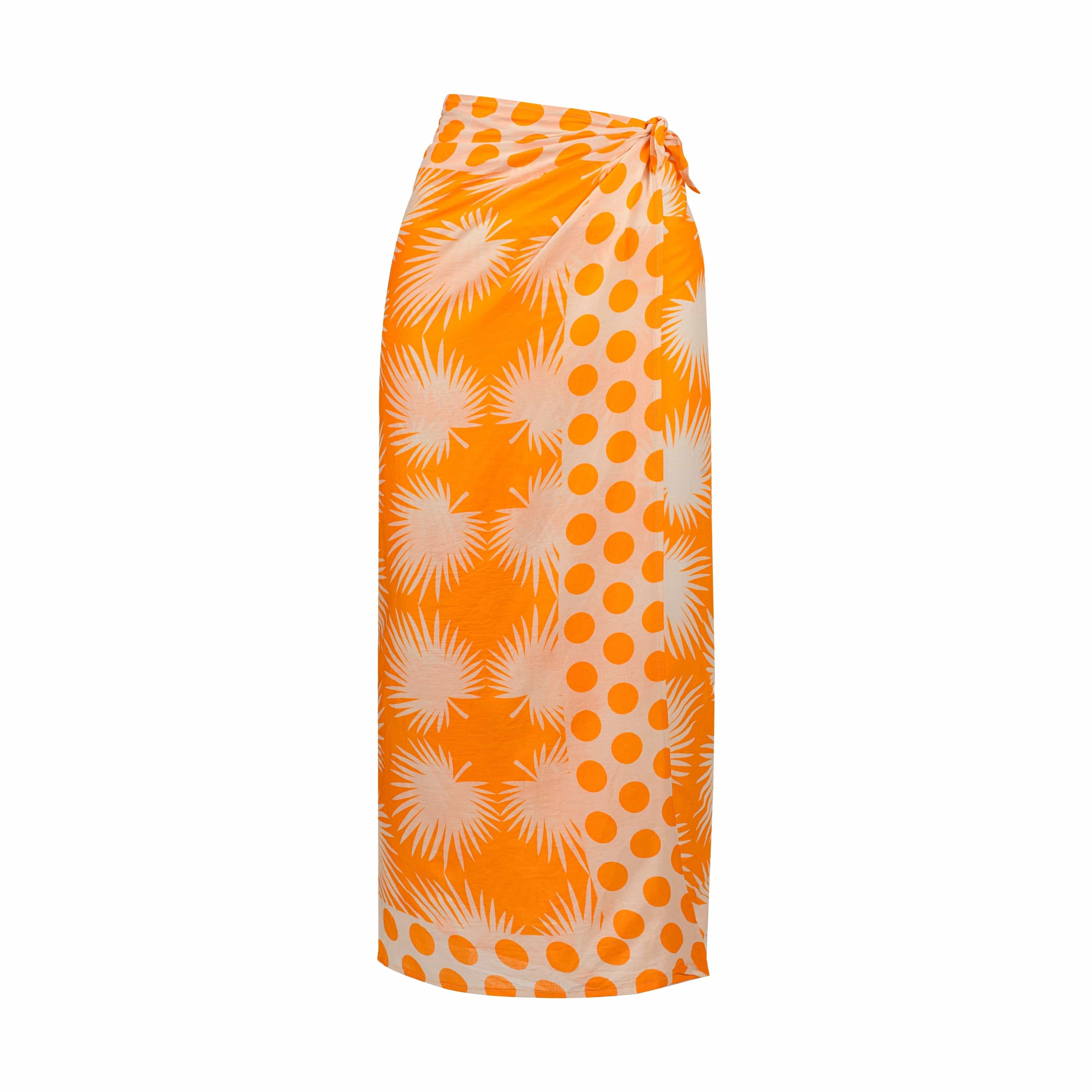 Gold Palm Geo with Gold Dot Sarong - Image 3