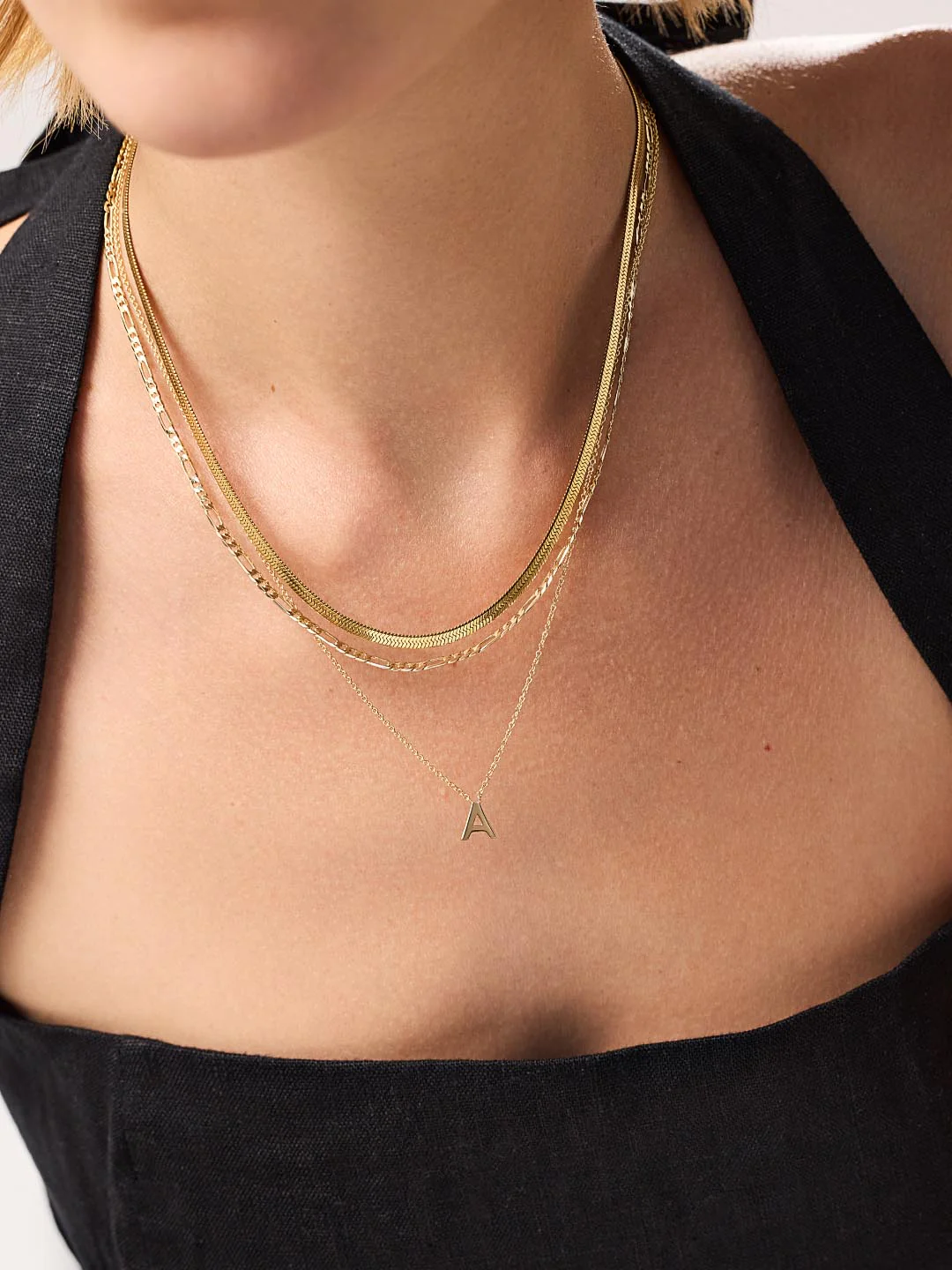 Ina Herringbone Chain Necklace - Image 2
