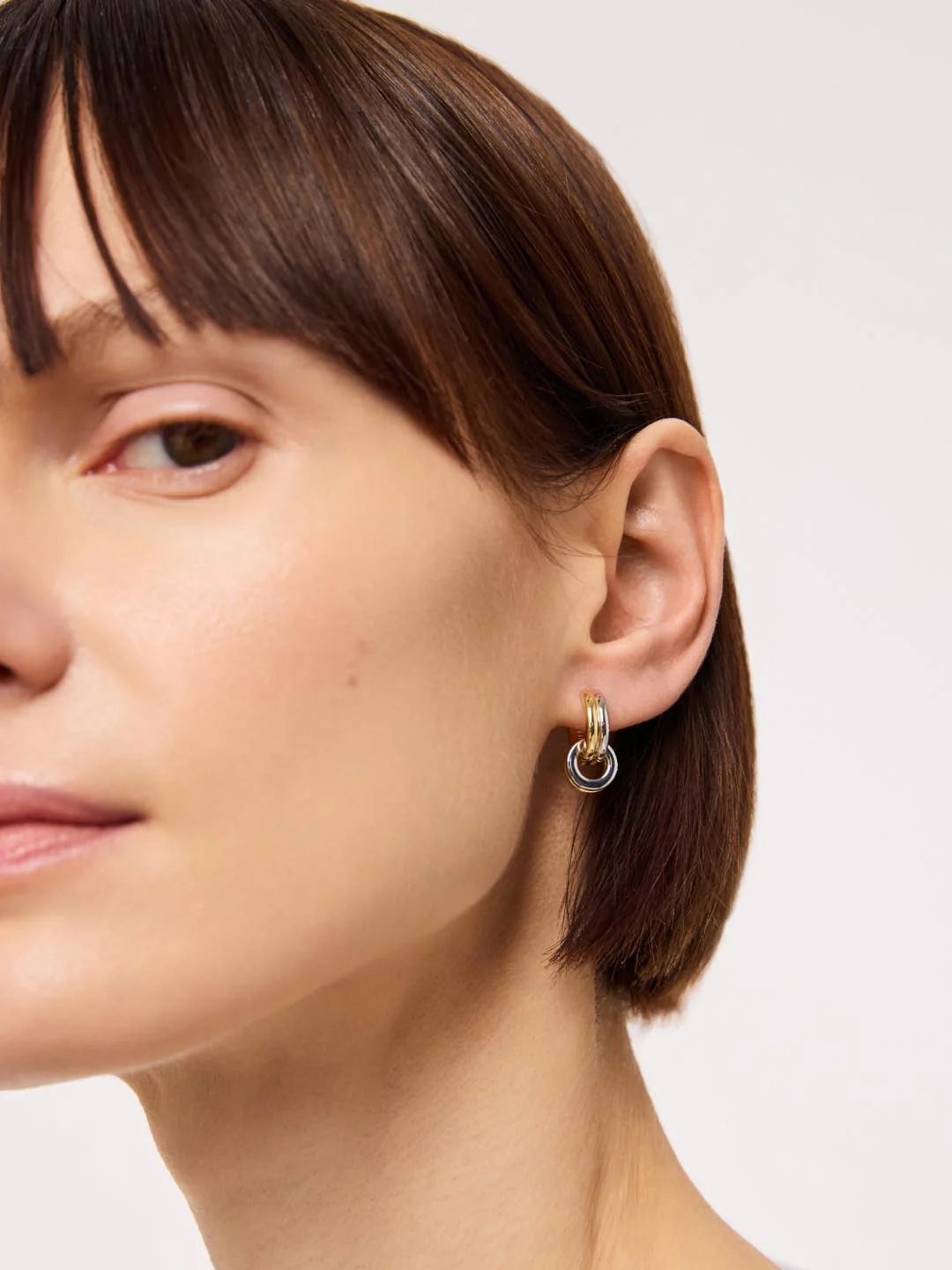 Asher Huggie Drop Earrings - Image 5