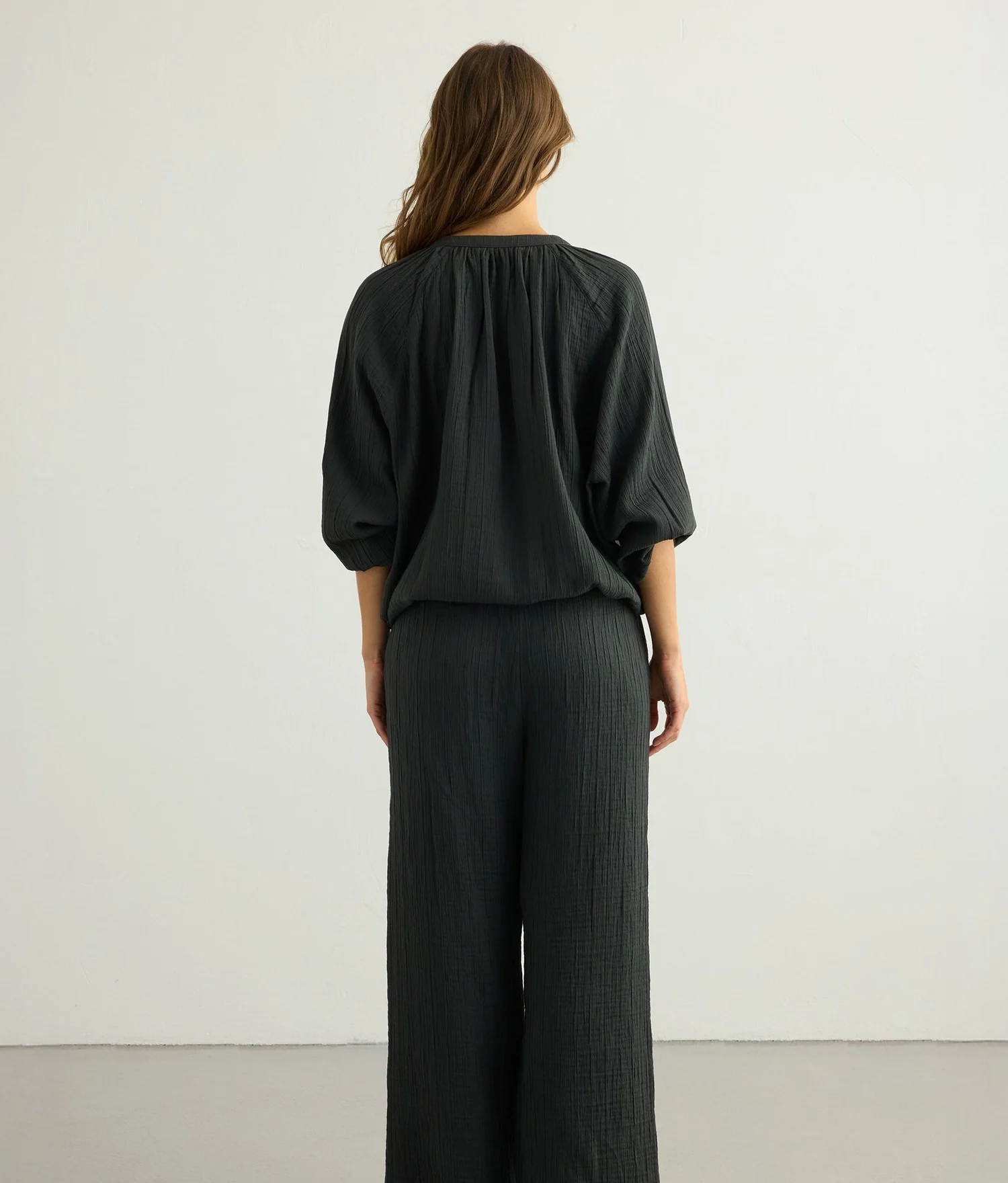 Kaya Drawstring Pants - Charcoal - Image 5
