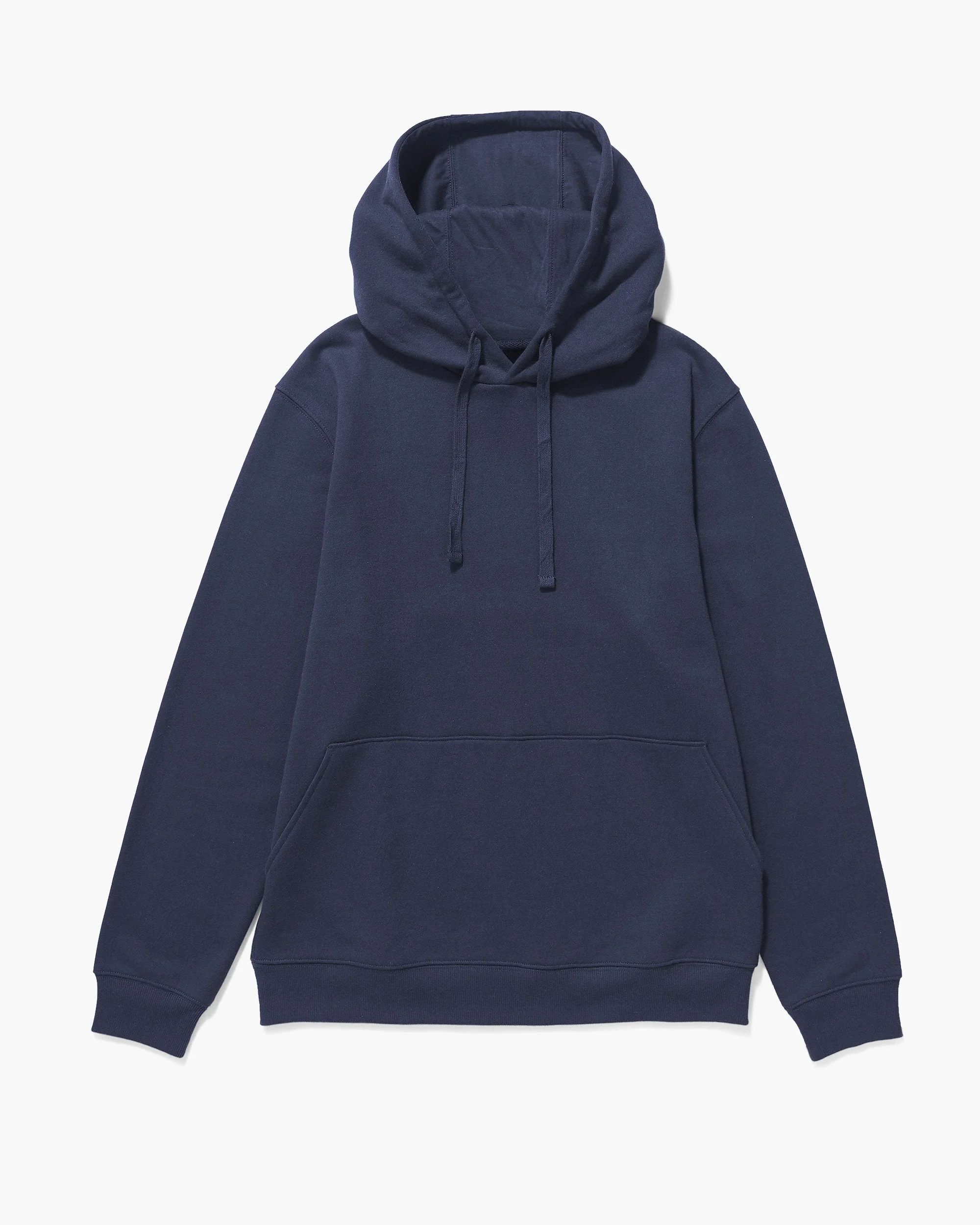 Mens Recycled Fleece Hoodie - Recycled Fleece - Blue Nights - Image 6