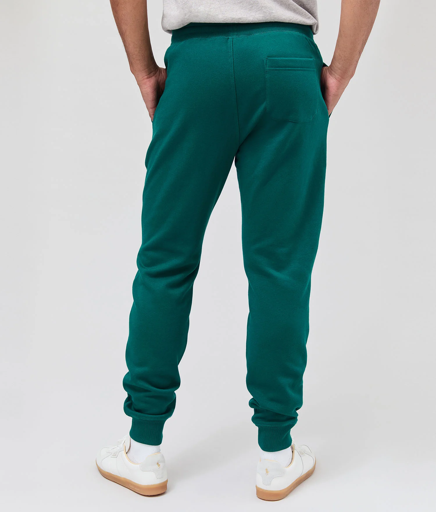 Mens Recycled Fleece Tapered Sweatpant - Recycled Fleece - Rainforest - Image 5