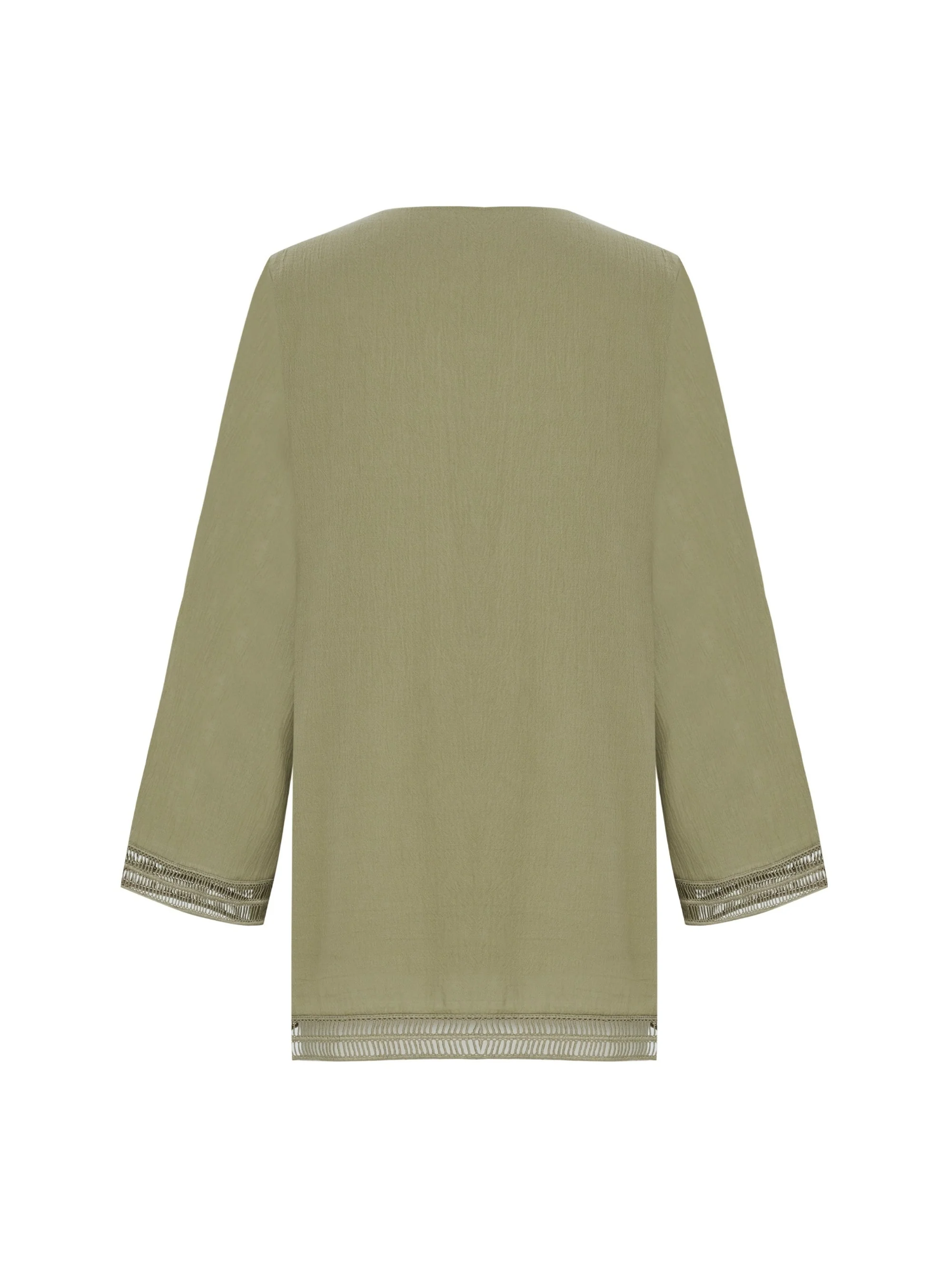 Positano Dress - Khaki Green - Image 12