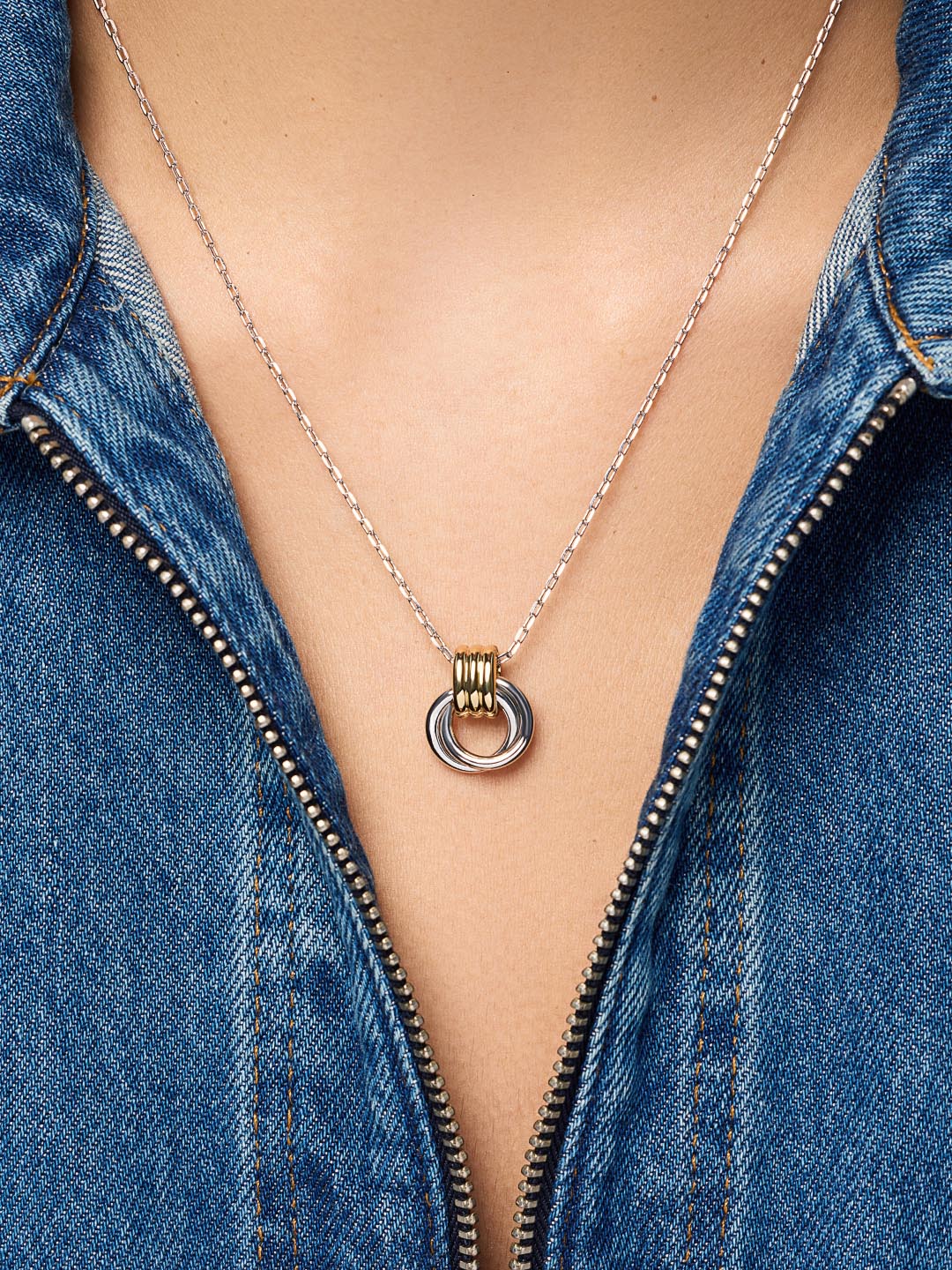 Palmer Silver Necklace - Image 3