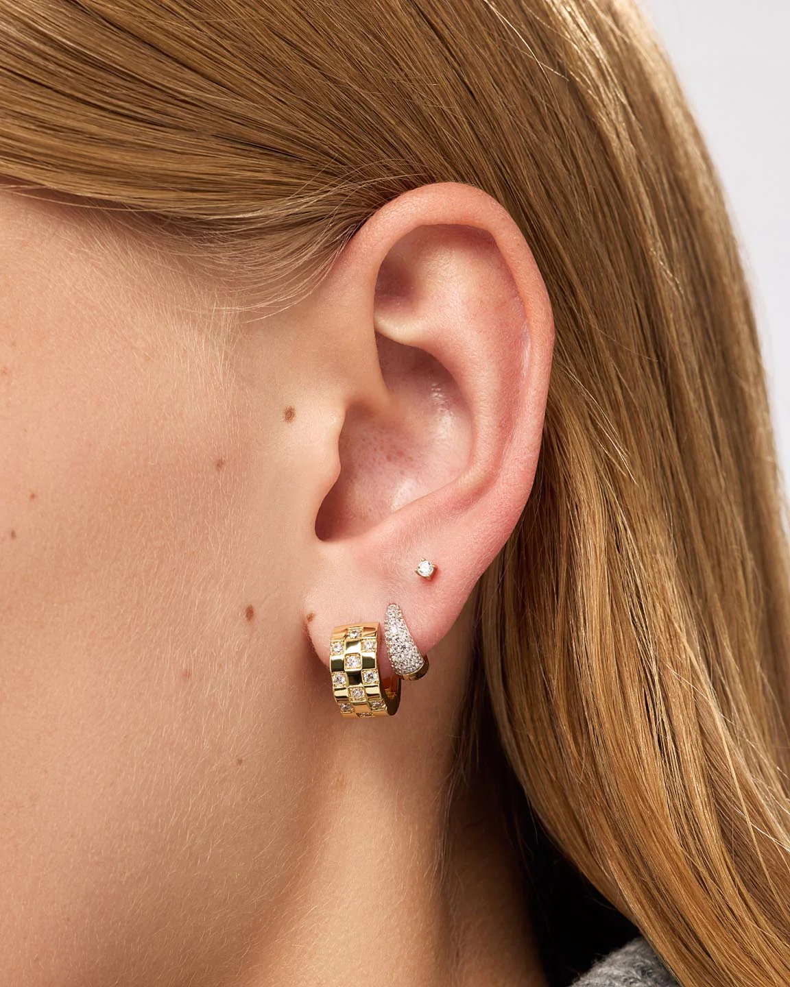 Eden Small Hoop Earrings - Image 2