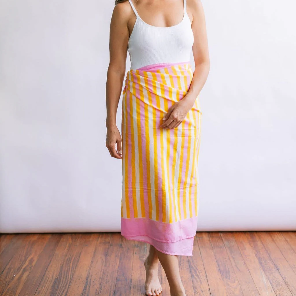 Sunkissed Stripe Sarong - Image 2