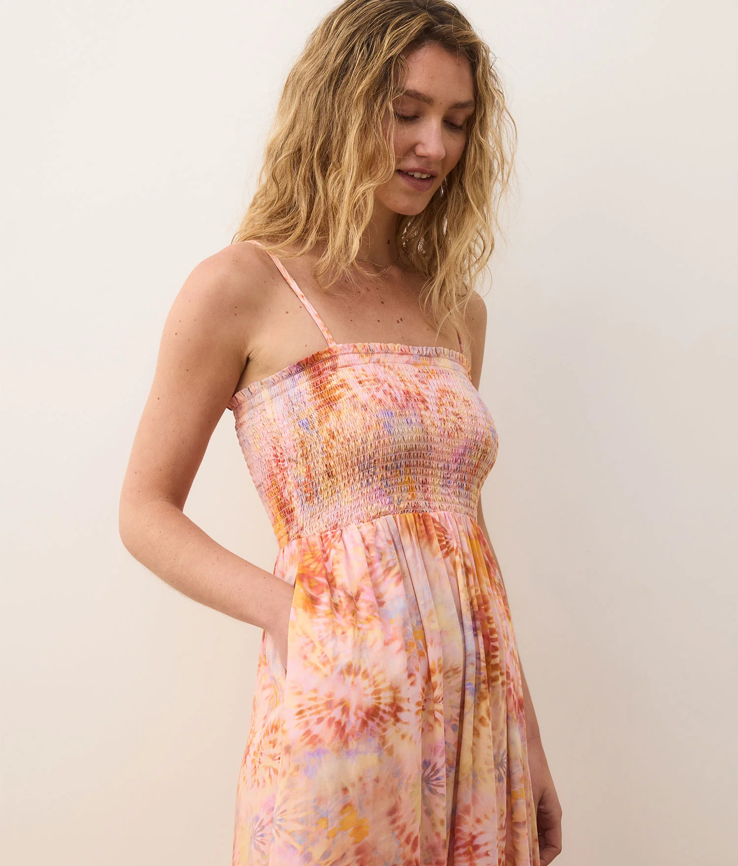 Sutton Strapless Maxi Dress (Tie Dye) - Image 3