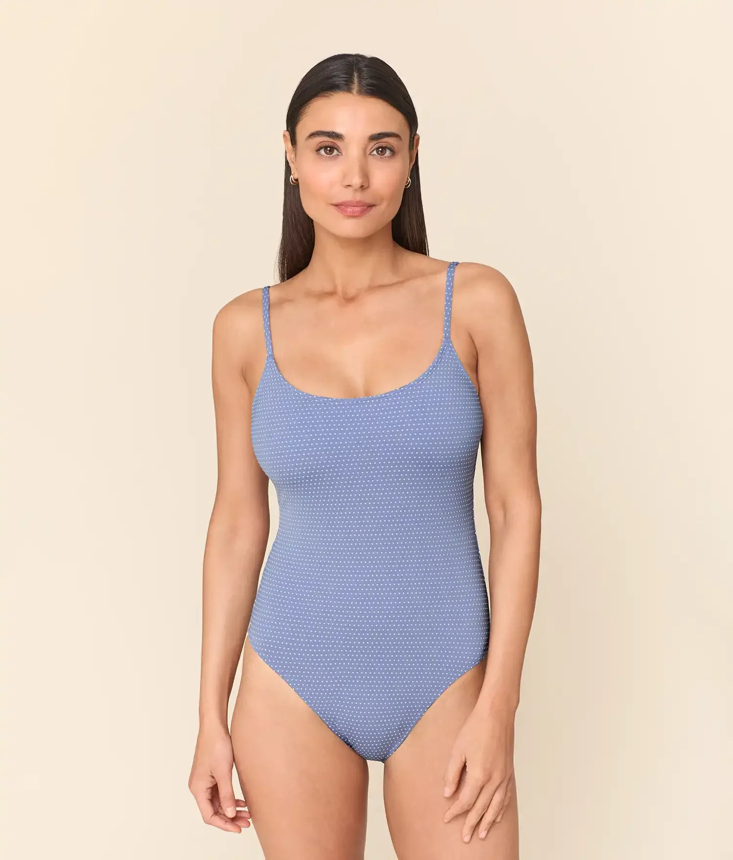The Amalfi One Piece - Polka Dot - Wisteria - Classic - Image 5