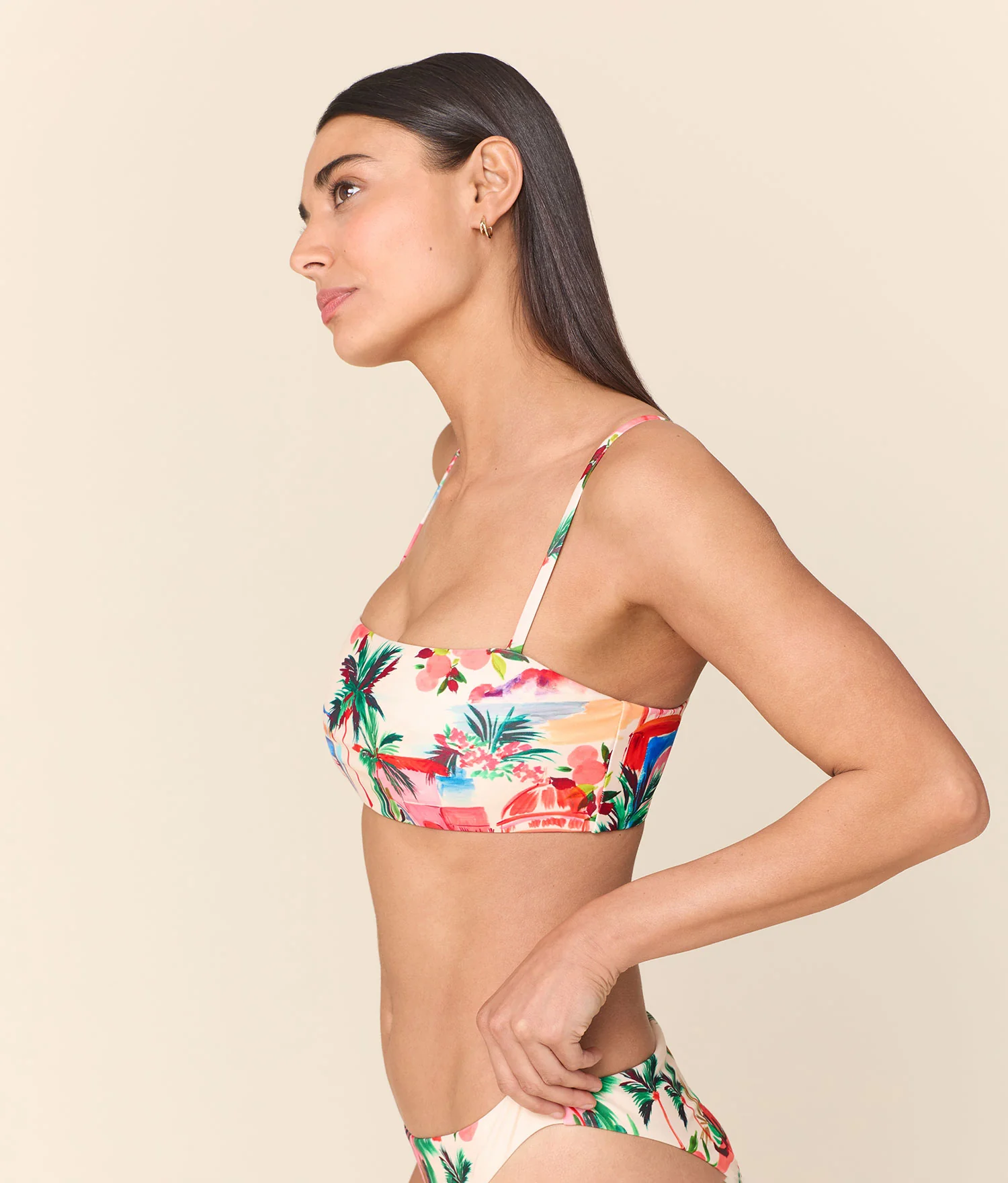 The Cabo Bikini Top - Eco Nylon - Fruit City - Image 3