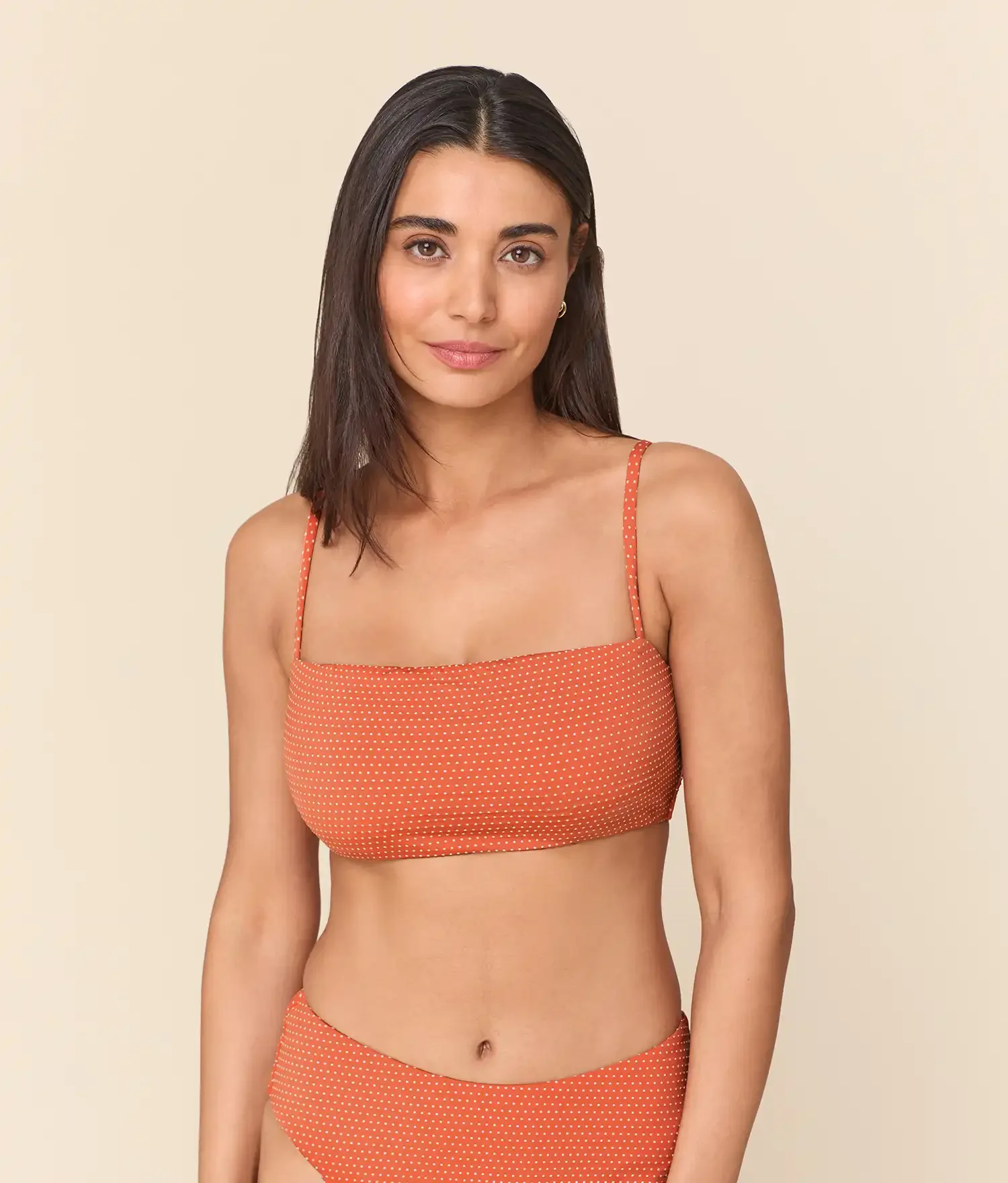 The Cabo Bikini Top - Polka Dot - Marmalade