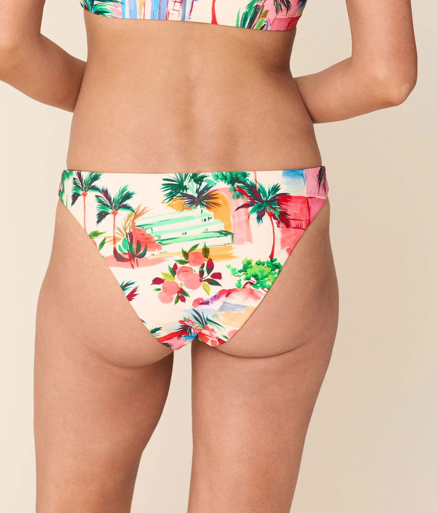 The Cheeky Bikini Bottom - Eco Nylon - Fruit City - Image 2
