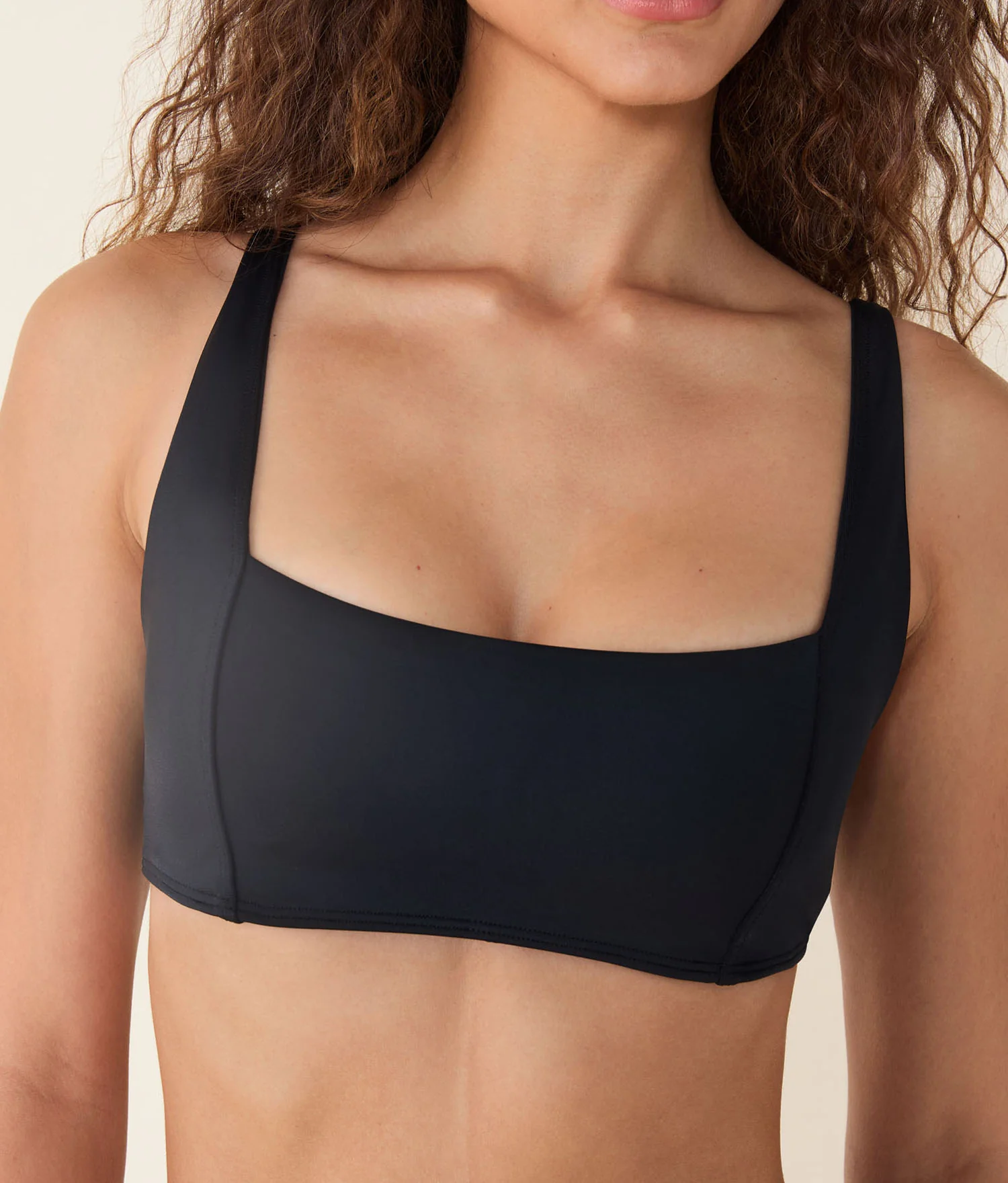 The Havana Bikini Top - Flat - Black - Image 4