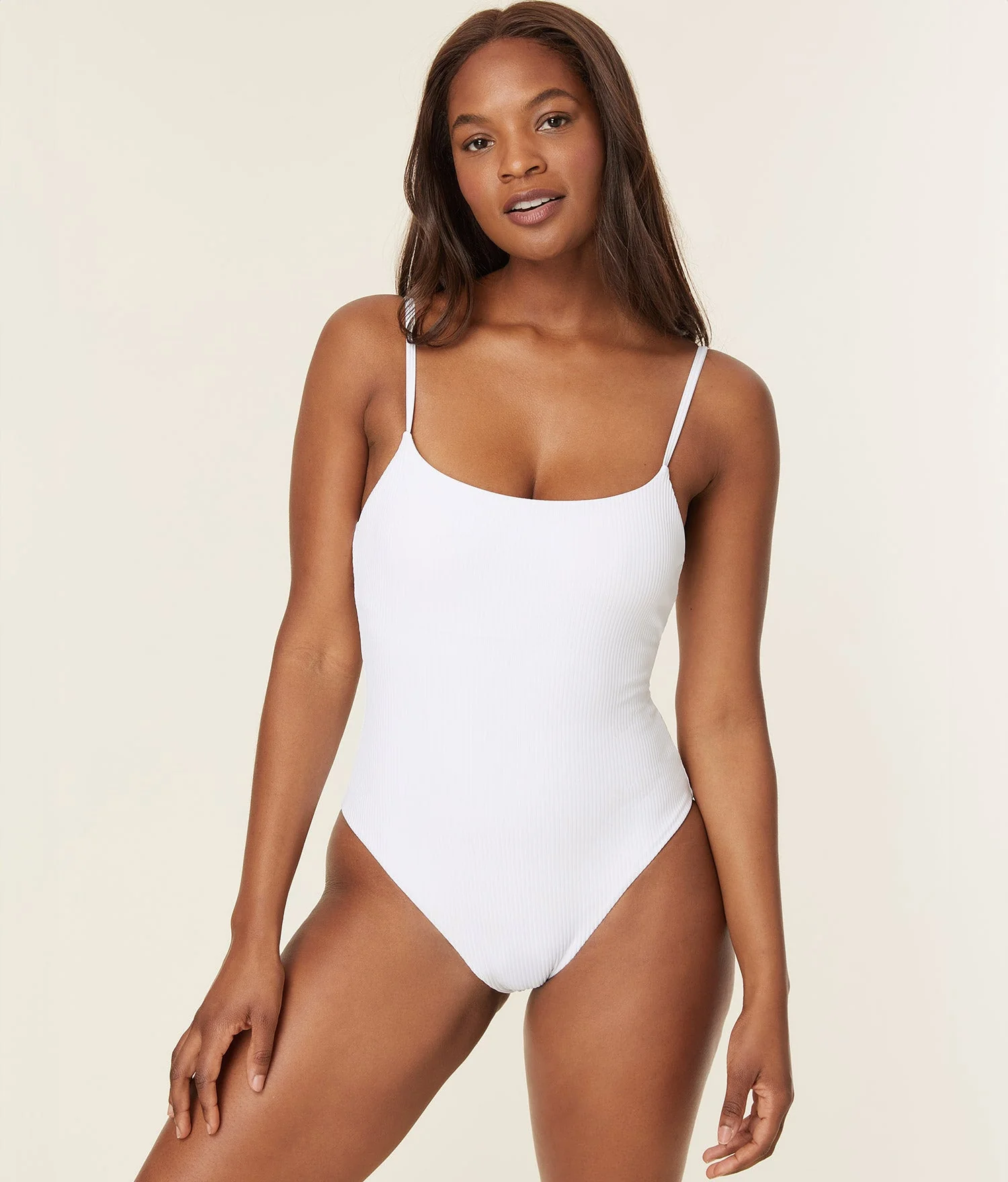 The Jetties One Piece - Eco Ribbed - White - Classic - Image 3
