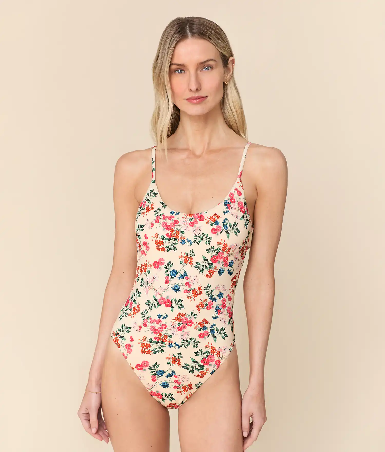 The Liku One Piece - Eco Nylon - Riviera Floral - Classic - Image 5