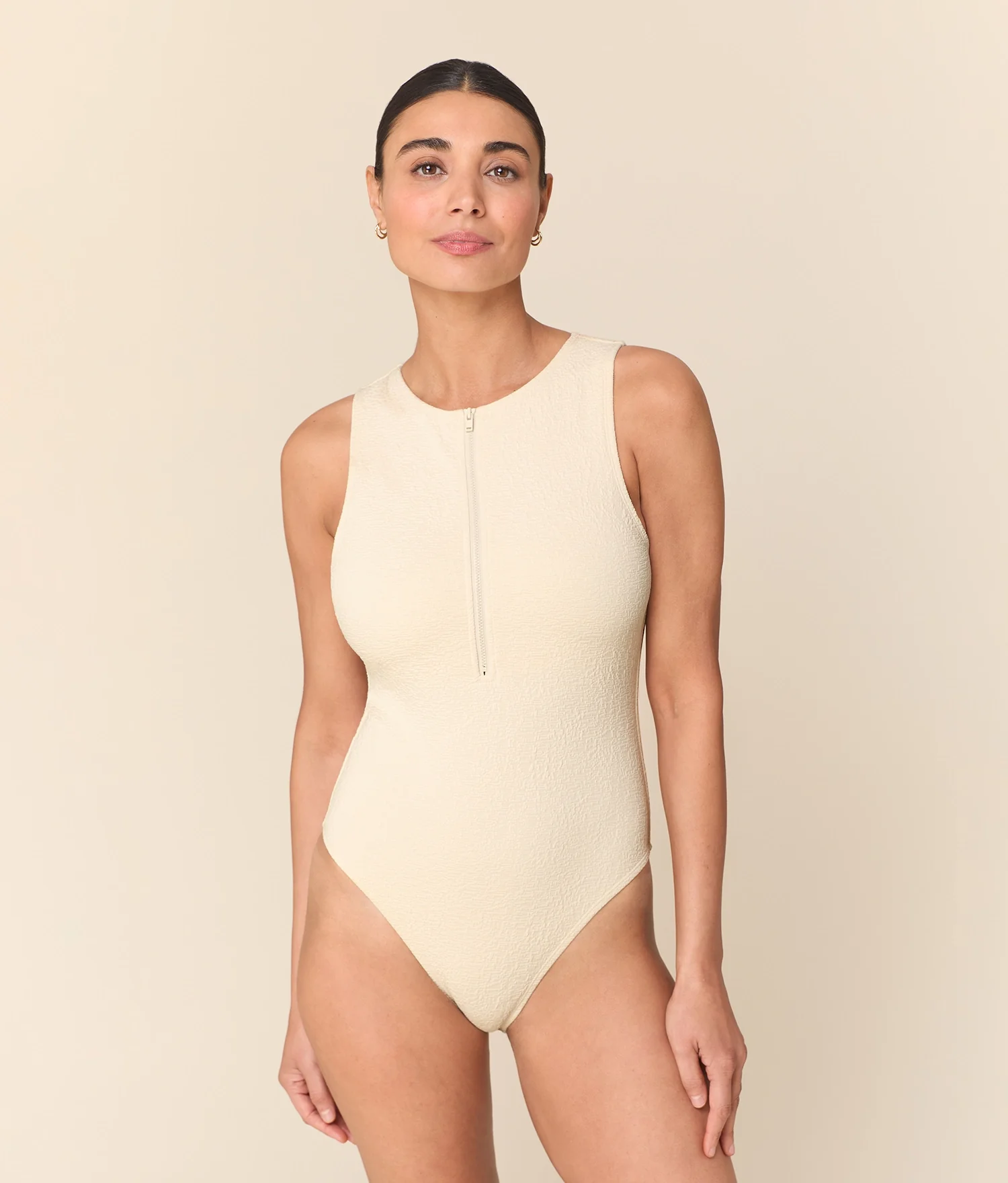 The Pescadero One Piece - Crinkle - Gardenia - Long Torso - Image 5