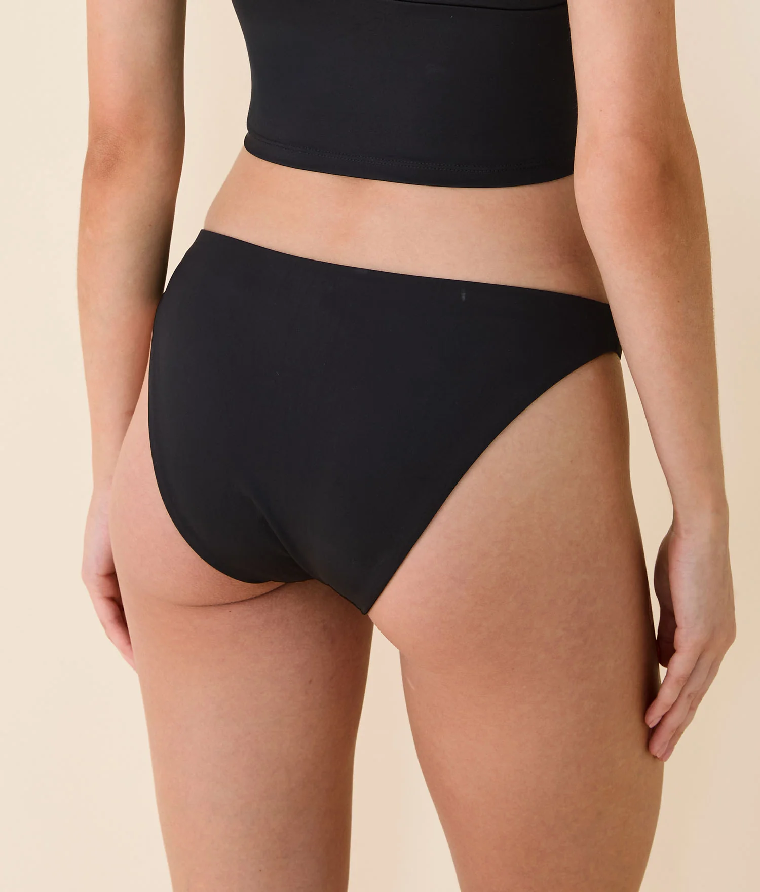 The Signature Bikini Bottom - Eco Nylon - Black - Image 2