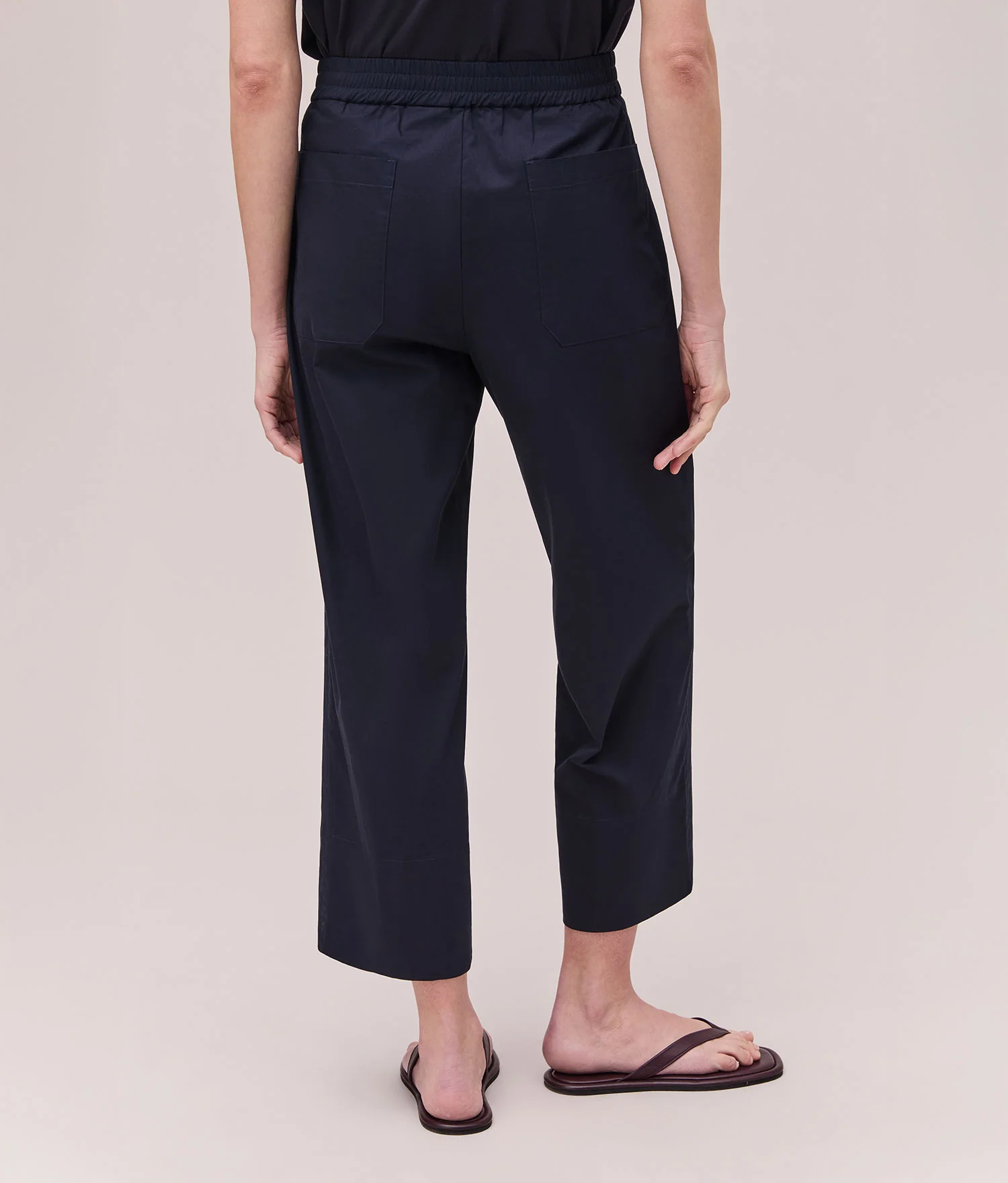 Womens Cotton Poplin Street Pant - Cotton Poplin - Evening Blue - Image 2