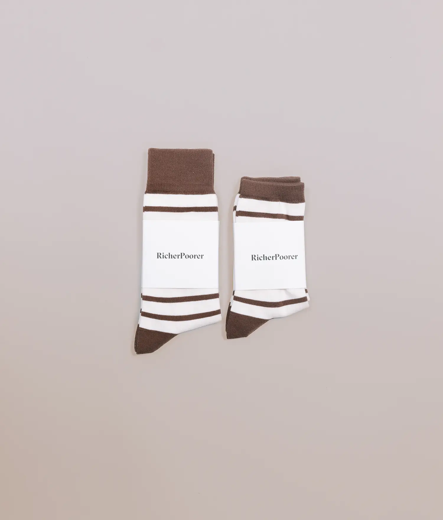 Mens Crew Sock - Cotton Blend - Mustang Comi Stripe - Image 2