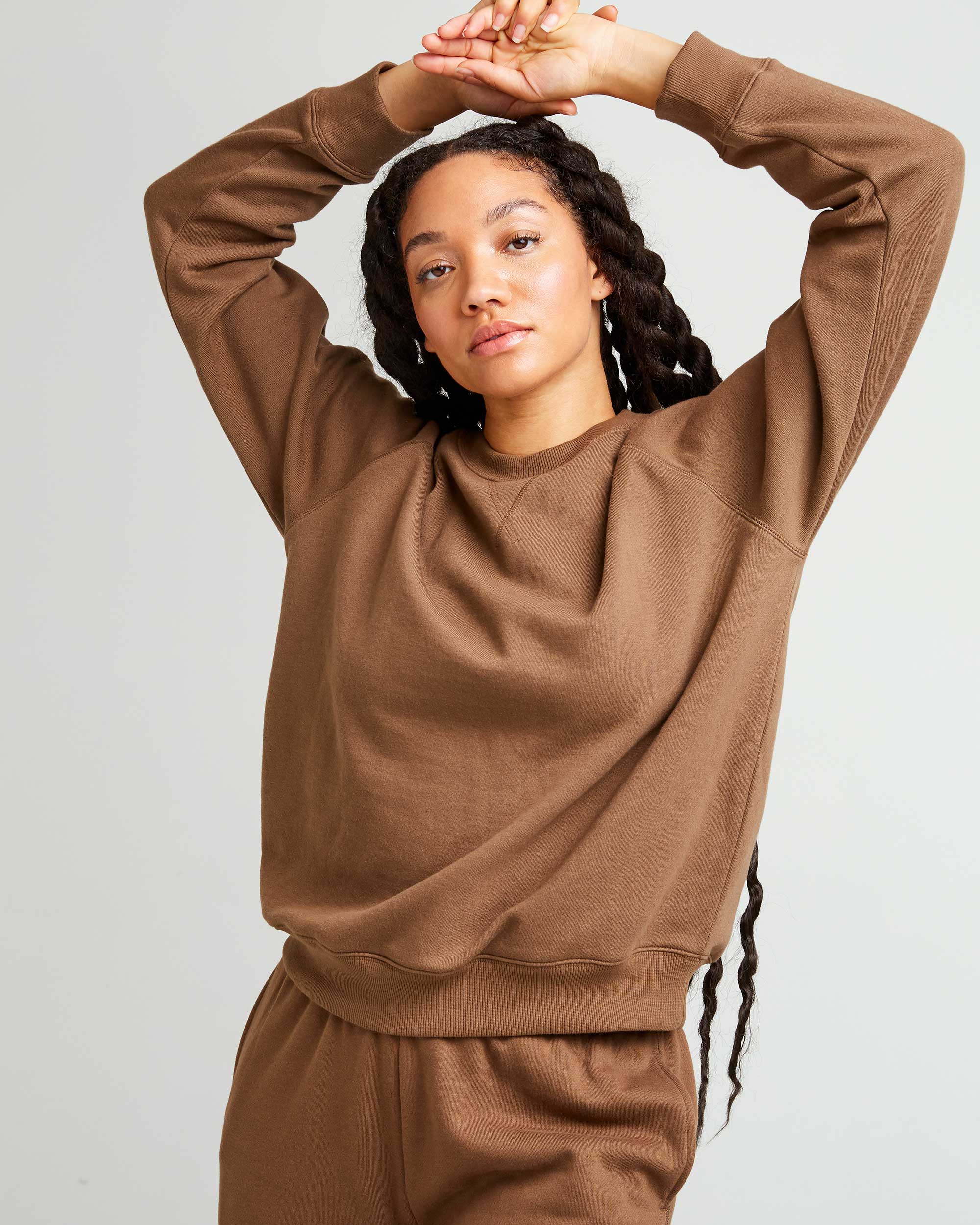 Womens Recycled Fleece Sweatshirt - Recycled Fleece - Cub - Image 4